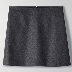 Aritzia Wilfred Classic Mini Skirt grey